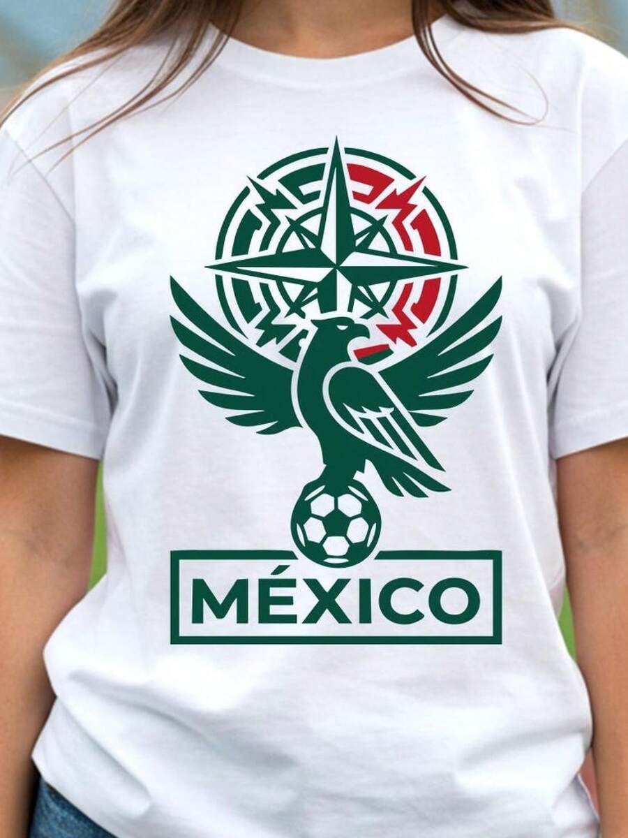 Camiseta de fútbol de México| Camiseta de aficionado al fútbol mexicano - Negro - Ver 1