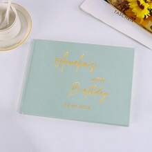 Buku Pesan Horizontal Kustom, Dipersonalisasi, Cocok untuk Pesta Ulang Tahun ke-16, 18, 30, 40, 50, 60, 70, dan 80, Cocok untuk Pria dan Wanita, Album Foto, Buku Tamu, Hadiah Ulang Tahun, Hadiah yang Berkesan - MultiWarna - View 29