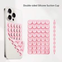Giá đỡ điện thoại silicon hai mặt 40 giác hút, có thể tái sử dụng, thích hợp cho gia đình, văn phòng và các bề mặt nhẵn. - Nhiều màu - Xem 5