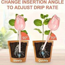 Chậu trồng hoa tulip tự tưới, thiết bị tưới nhỏ giọt kiểu dáng rộng, dụng cụ tưới nhỏ giọt cho hoa hồng, dụng cụ tưới cây trong chậu. - B - Xem 10