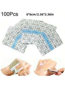 100/200/300/500 chiếc Bảng pha chế mỹ phẩm cầm tay dùng một lần Phụ kiện trang điểm Dụng cụ trang điểm - Nhiều màu - Xem 6