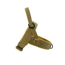 1 pieza Arnés táctico ajustable de nailon reflectante y acolchado suave para perros, adecuado para perros medianos a grandes, duradero y sin tirones, ideal para caminar al aire libre, senderismo y uso diario - Caqui - Ver 17
