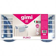 Vileda Gimi Pliko - Secadora de Ropa con radiador en Resina 3 5 m de Longitud de Secado - Blanco - Ver 3
