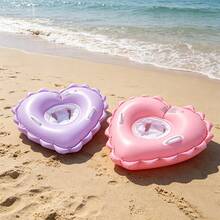 Happy wind Swim 夏季彩色装饰充气游泳圈,带把手,加厚PVC材质,适用于浴室、浴缸、游泳池、派对、海滩等场所,经久耐用,舒适轻便。 - 彩色 - 查看 4