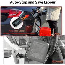 2026 Upgrade Portable Power Battery Pump, Battery Operated Electric Siphon Pump, Gas Pump For Gas Can, Extended Hose Fuel Transfer Pump, Portable Hand Fuel Pump For Gas, Fuel, Water Transfer - Default - View 3