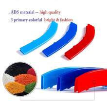 Nâng cấp chiếc xe của bạn với lưới tản nhiệt kiểu xe đua - Bộ 3 lưới tản nhiệt ABS cho BMW 3 Series E90 E91 2009-2012, 12 thanh - B - Xem 3