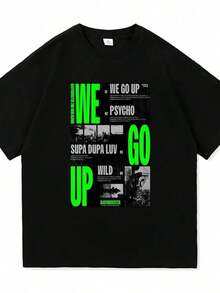 2026 New Hip-Hop World Tour T-Shirt Pure Cotton B-Billie Top Round Neck Short Sleeve Eilish Women's Photos And Text Gender-Free. - 黑色 33 - 查看 6