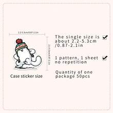 50pcs Simon's Cat Cartoon Cute Animation Decorative Stickers For Bookshelf, Wall - Simon's Cat - View 2