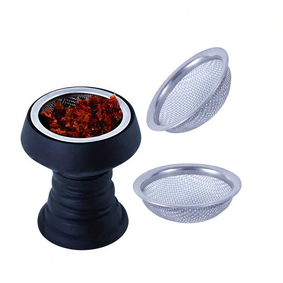 2pcs Stainless Steel Pipe Filters, Filter Mesh, Suitable For Water Pipe, Ideal Accessory - one-size - View 1