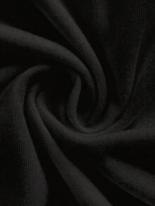 Camiseta con estampado de puesta de sol y cocoteros, estilo playero, de manga corta, holgada, transpirable y cómoda, con estampado de letras, para mujer, ideal para vacaciones en la playa. - Negro - Ver 3