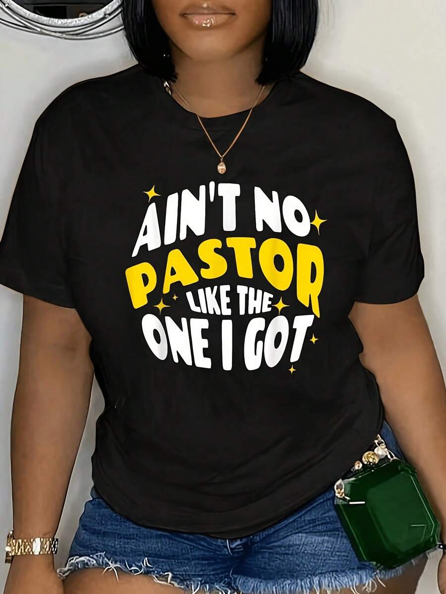 Camiseta 'Tengo un Pastor Genial' para Hombre y Mujer, Casual, Transpirable, de Verano, Camiseta para el Día de la Madre, el Mejor Regalo para Mamá, Camiseta con Estampado Gráfico - Negro - Ver 1