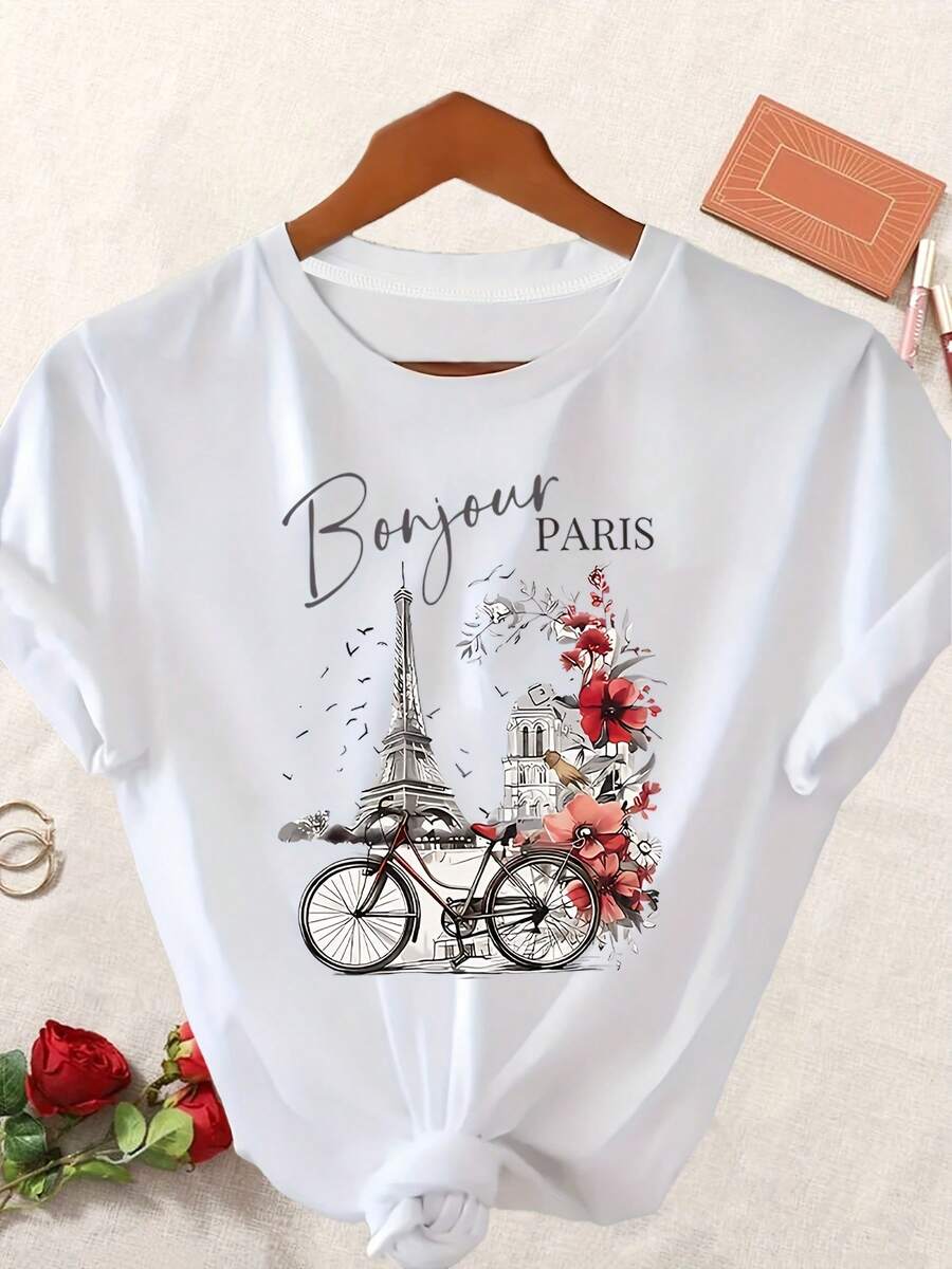 Women T-Shirts - White - View 1