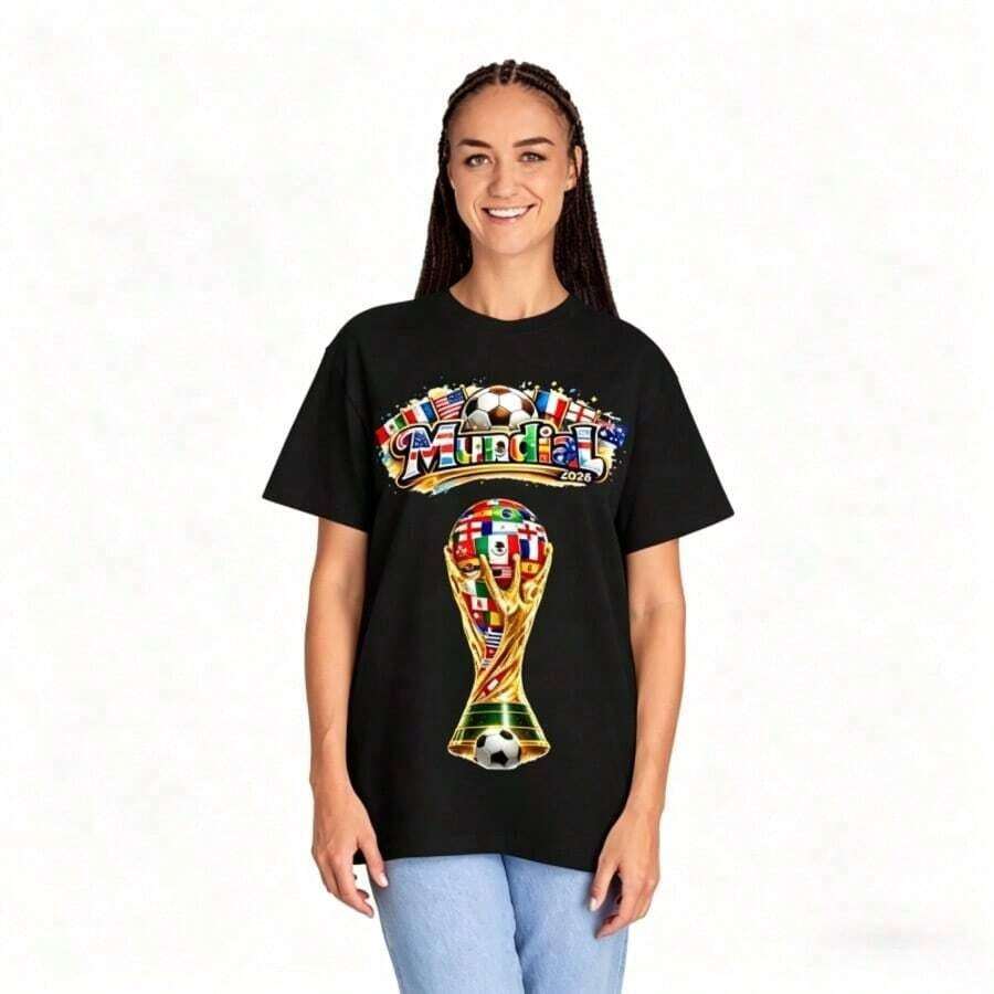 Camiseta Mundial 2026, Camiseta Fútbol Deporte México, Argentina, Brasil, Uruguay, USA y Más, Camiseta Blanca, Top Corto, Ropa para el Día de la Madre, Envío Gratis, Ropa Vintage para Mujer, Halloween, Tops de Verano para Mujer, Ropa Y2k para Mujer, Tops de Verano para Mujer, Top para Mujer, Conjuntos de Verano para Mujer, Conjuntos de Vacaciones para Mujer, Conjuntos de Playa para Mujer, Conjuntos de Festival para Mujer, Conjunto para Conciertos Country - Negro 4 - Ver 1