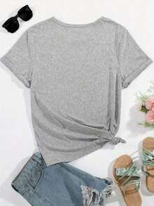 Dam-T-shirts - Vitt - Visa 10