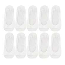 chuanwa（2） 1/5/10 Pasang Kaos Kaki Wanita Musim Panas Berenda Jala Sangat Tipis Bernapas Anti Selip Lembut Nyaman Tak Terlihat Kaos Kaki Pendek - MultiWarna - View 21