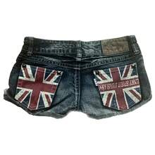 2026Short Skirt Applique Print Denim Goth Street Hip Hop Hoparajuku Vintage High Waist Y2k Mini Sexy Loose Casual Women's SkirtA Must-Have For Women - 5 - 查看 7