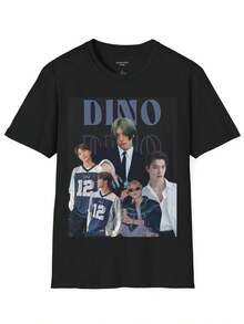 Camiseta Negra Gráfico Clásico, Ropa Casual para Todo UsoCamisetas Casuales para Mujer: Una colección que incluye camisetas casuales, tops y camisetas ideales para el uso diario.Confeccionadas con tejidos ligeros y transpirables, estas prendas presentan una estética de inspiración vintage, lo que las convierte en una excelente opción tanto para la vida universitaria como para conjuntos cotidianos.Los diseños son encantadores y bonitos, con un corte cómodo y favorecedor.Gracias a su estilo clásico, tejidos suaves al tacto y sensación agradable para la piel, estas prendas poseen un distintivo aire de inspiración mexicana. - Negro - Ver 1