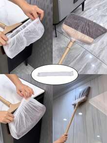 Disposable Household Broom Cover - Electrostatic Adsorption Of Hair And Dust - Elastic/Stretchable - Worry-Free - Suitable For Various Sizes Of Household Brooms - Say Goodbye To Tedious/Quick Installation - Multiple Styles - View 7