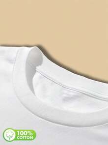 Short-Sleeved T-Shirt With Lemon And Citrus Prints, A Stylish And Casual Top For Women In Spring And Summer. - White - View 3
