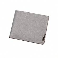 Short Casual Wallet Men, Multifunctional Youth Wallet, Simple Coin Purse, In Stock - Blue - View 5