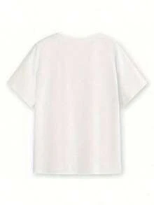 Pure Cotton Tennessee Knoxville College Preppy Tennessee Vols Okey T-Shirt, White, Various Sizes - Send Warmth To Your Loved Ones, A Perfect Birthday Gift And A Surprise For Any Day. Short-Sleeve T-Shirt With Urban-Style Graphic Print. - 白色 - 查看 4