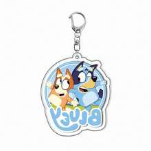 1pc 2026 New Bluey Acrylic Bag Ornament, Random Varied Styles, Cute Daily Decor & All-Season Surprise Presents.(Stochastic Style) - Multicolor - View 6