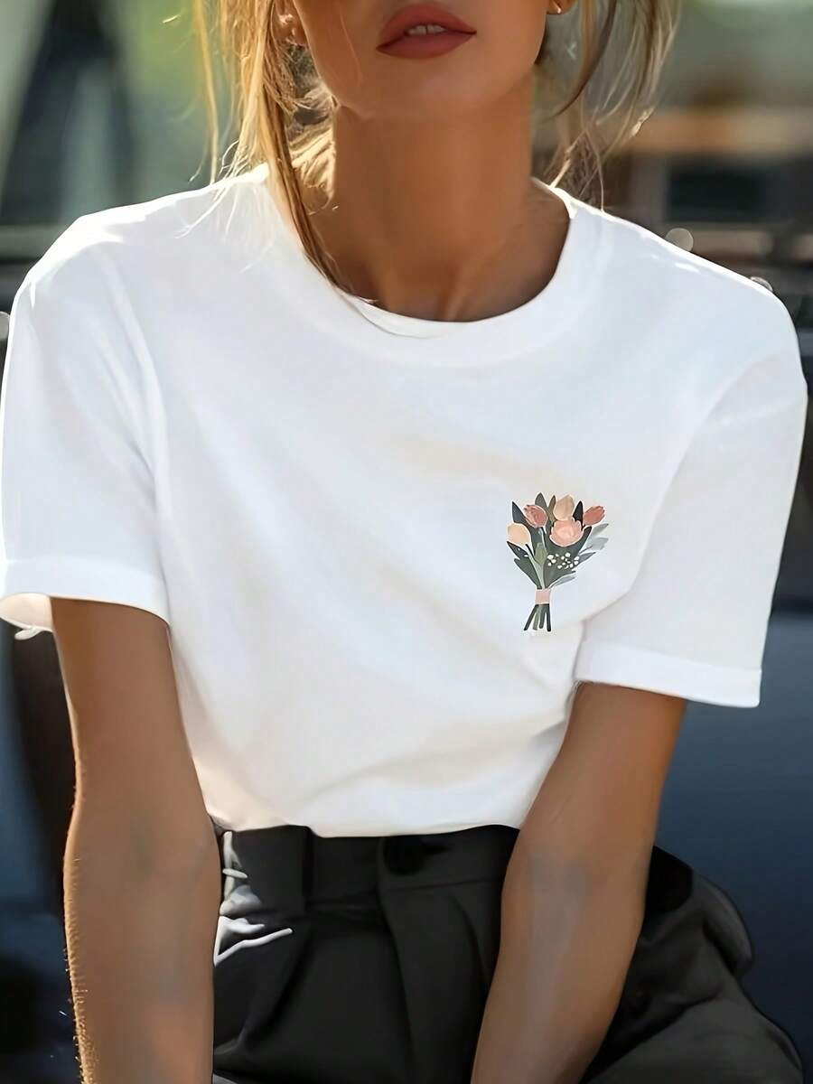 Women T-Shirts - White - View 1
