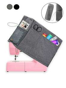 Dust-Proof And Waterproof Sewing Machine Cover, With Pocket To Store Sewing Supplies, Suitable For Most Standard Sewing Machines, Durable, Can Be Used As Kitchen Decor, Home Goods, Mother's Day Gift, Bedroom Decor, Gardening, Kitchen Decor, Summer, Beach, Travel Essentials, Room Decor, Graduation Gift, Ideal Gift For Crafters - Multicolor - View 13