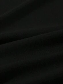 ClassicCamiseta básica de manga corta para mujer con estampados casuales de moda, como tablero de ajedrez, cara sonriente de dibujos animados, gráfico de monopatín y lema divertidoSummer Tee - Negro 3 - Ver 5