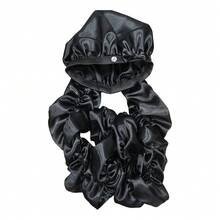 Satin Curl Sleeping Cap With Long Curl Strap, Suitable For Braids And Long Hair - Multicolor - View 15