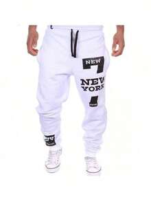3-Pack Unisex Jogger Sweatpants With Pockets For Everyday Wear - 彩色 - 查看 4