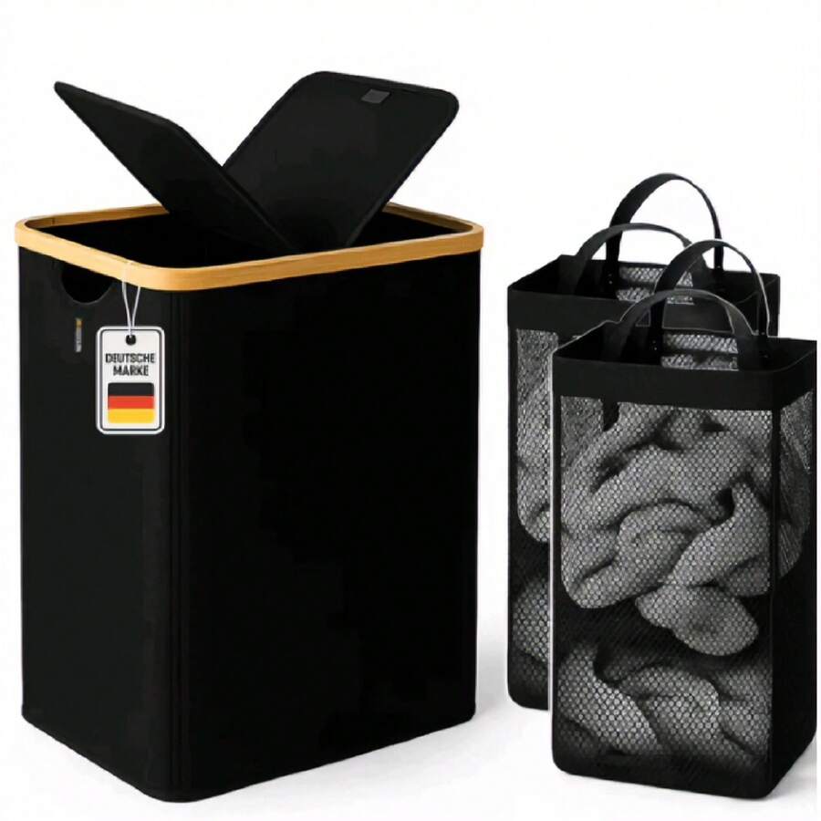 Cestas de ropa sucia - Negro - Ver 1