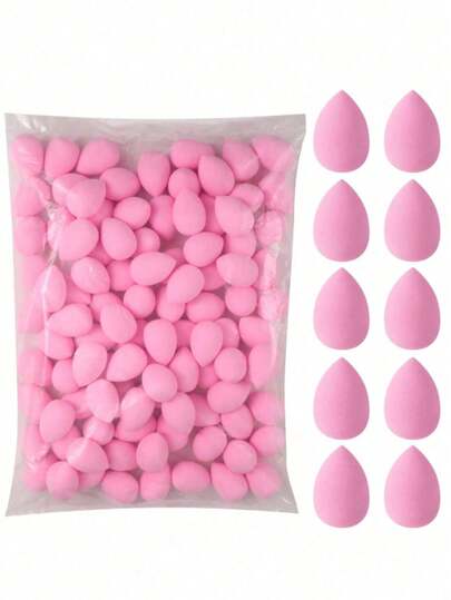 10/20/30/50 Peças Mini Esponjas de Maquiagem, Esponjas de Maquiagem Multicoloridas, Esponjas de Maquiagem para Base Secas e Úmidas Livres de Látex, Adequadas para Todos os Tipos de Pele