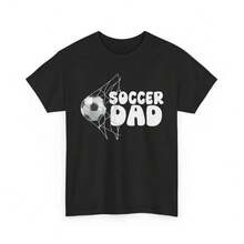 Camiseta para Papá Futbolista, para Amantes del Deporte, Aficionados al Fútbol, Jugadores de Fútbol, Hombres - Negro - Ver 6