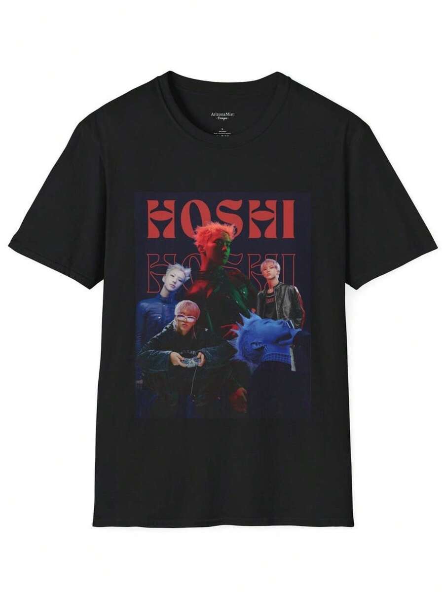 Camiseta Negra Gráfico Clásico, Ropa Casual para Todo UsoCamisetas Casuales para Mujer: Una colección que incluye camisetas casuales, tops y camisetas ideales para el uso diario.Confeccionadas con tejidos ligeros y transpirables, estas prendas presentan una estética de inspiración vintage, lo que las convierte en una excelente opción tanto para la vida universitaria como para conjuntos cotidianos.Los diseños son encantadores y bonitos, con un corte cómodo y favorecedor.Gracias a su estilo clásico, tejidos suaves al tacto y sensación agradable para la piel, estas prendas poseen un distintivo aire de inspiración mexicana. - Negro - Ver 1