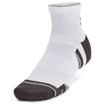  Under Armour Men's White 6 Pack Performance Tech Socks Size 7.5-12