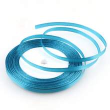 25碼 1/4" 6mm 超薄緞面絲帶，聚酯纖維純色布料，適用於婚禮派對聖誕生日禮物包裝、髮飾蝴蝶結、DIY手工花束裝飾 - 多色 - 查看 17