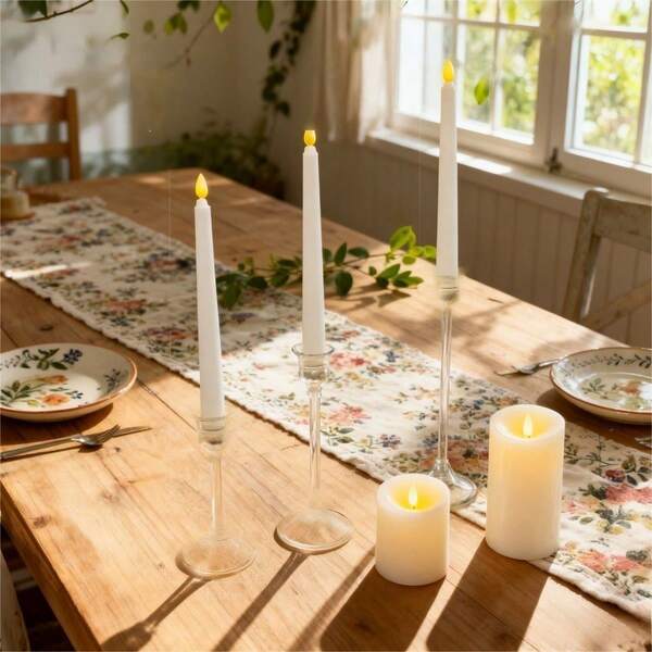 3pcs/6pcs /12pcs Acrylic Candle Holder. Dining Table Candle Cup Wedding Ornament Candlelight Dinner Fashion Acrylic Candles. Used For Room Decoration, Home Decoration, Candles Not Included