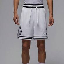 Nike 透气网眼夏季篮球运动休闲男士短裤 - 黑與白 - 查看 3