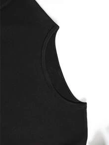 Camiseta con estampado de inspiración cristiana, ropa de mujer suave, estilo europeo y americano, holgada, de manga corta, casual y ligera, adecuada para primavera, verano y otoño, ropa de moda para mujer, cuello redondo, talla grande - Negro - Ver 4