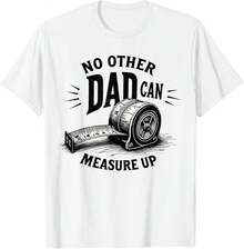 No hay otro padre que pueda compararse - Regalos - Camiseta divertida para el Día del Padre, Camiseta casual de algodón puro a la moda, Camiseta básica de manga corta holgada para chicas adolescentes y damas, Versátil para uso diario,  urbana, escuela, vacaciones, viajes, citas, ropa casual para salidas al aire libre. - Blanco - Ver 8