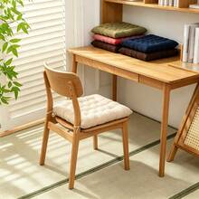 1 chiếc đệm ngồi bằng vải nhung mềm mại và thoải mái, thiết kế tối giản phù hợp cho mọi mùa, đệm ghế màu trơn cho văn phòng. - 40x40cm - Xem 2