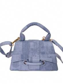 Retro Plaid Mini Handbag, Multiple Colors Available, Crossbody Bag, Sweet & Cool Style Versatile Small Square Bag - Multicolor - View 10