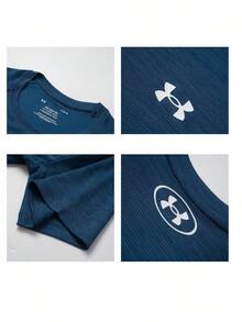 Under Armour Men's T-Shirt, UA Tech Textured SS, Simple, Comfortable, Suitable For Everyday Outdoor And Commuting Wear, Short-Sleeved T-Shirt. 1382796-498 - 1382796-498 - View 6