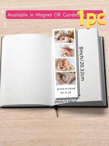 1pc Personalized Photo Magnet - Customized Photo Refrigerator Magnet Suitable For Any Iron Surface, Durable PET Photo, Removable Photo Magnet Applicable For Christmas, Birthday, Easter, For Fridge, Bulletin Board, Wall Decor, Flat 2D - Multicolor - View 17