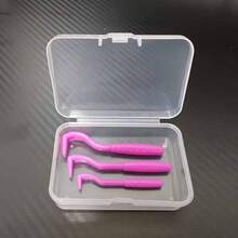 4pcs/Set (3pcs Tools + 1pc Box) Tick Remover Tool Kit | Provides Multiple Color Options | More Effective & Safer | Suitable For Dogs Tick Removal | Protect Your Pets | Applicable For Dogs, Cats, Horses And Humans | Tick Tweezer With Box | Tick Catcher - Multicolor - View 11