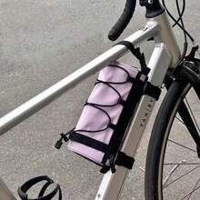 Bolsa de Guidão de Bicicleta Ajustável de Grande Capacidade, Bolsa de Ciclismo Multifuncional, Bolsa Frontal de Quadro de Bicicleta à Prova d'Água, Bolsa de Armazenamento Traseira de Bicicleta Portátil, Bolsa de Armazenamento de Ciclismo ao Ar Livre, Acessórios para Bicicleta de Montanha e Bicicleta de Estrada - Multicolorido - Visão 11