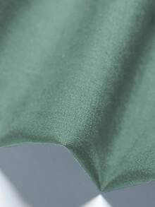 Conjunto De Top Y Pantalones Para Damas Con Cuello Redondo Y Mangas Murciélago - verde menta - Ver 4