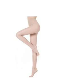 2 pares de pantimedia ultra delgadas y sexy con punta abierta para mujeres - Albaricoque - Ver 12