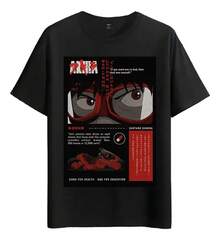 Muscle Freaks Akira Kaneda Anime Style T-Shirt - 黑色 - 查看 6